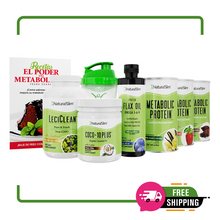 Load image into Gallery viewer, Super Morning Shake Kit: 3 Bottles of Shake, Coco-10 Plus®, FlaxOil, LeciClean®, Recipe Book + Free Shaker | FREE Shipping