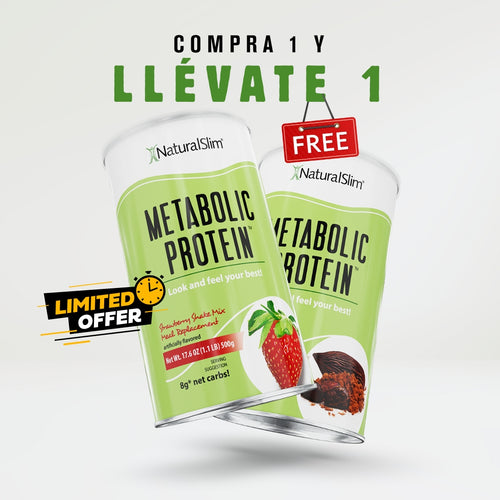 Oferta Especial - Compra 1, ¡Y Te Regalamos Otra! Metabolic Protein® Chocolate | Batida de Proteína de Whey
