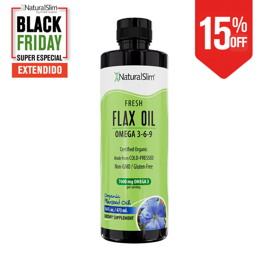Flax Oil | Aceite de Lino (Omega 3-6-9)