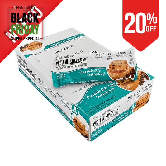 NaturalSlim® Protein Snackbar™ Chocolate Chip Cookie Dough : Protein Bars