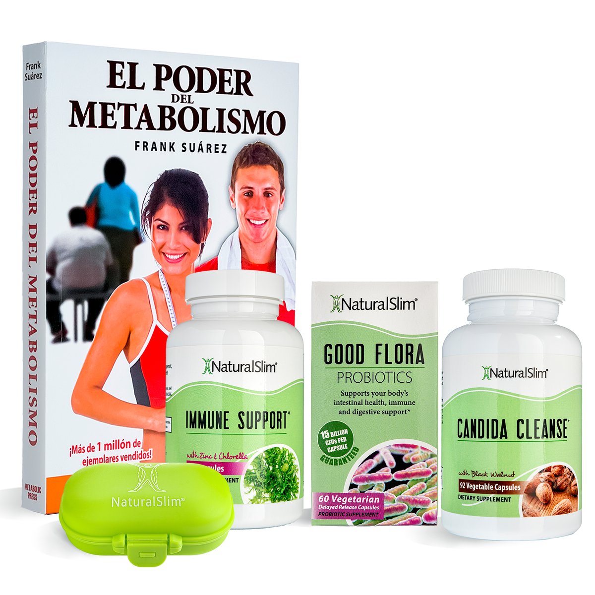 Candiseptic® Kit - Limpieza de Hongo Candida Albicans y libro de Frank Suárez | Envío GRATIS