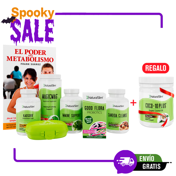 Flash Sale Coco-10 Plus® de Regalo con Candiseptic Kit, MagicMag y Kadsorb | Limpieza de Hongo Candida Albicans & Duo Dinámico | Envío GRATIS