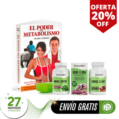 Candiseptic® Kit - Candida Albicans Yeast Cleanse and Frank Suárez's Book | FREE Shipping