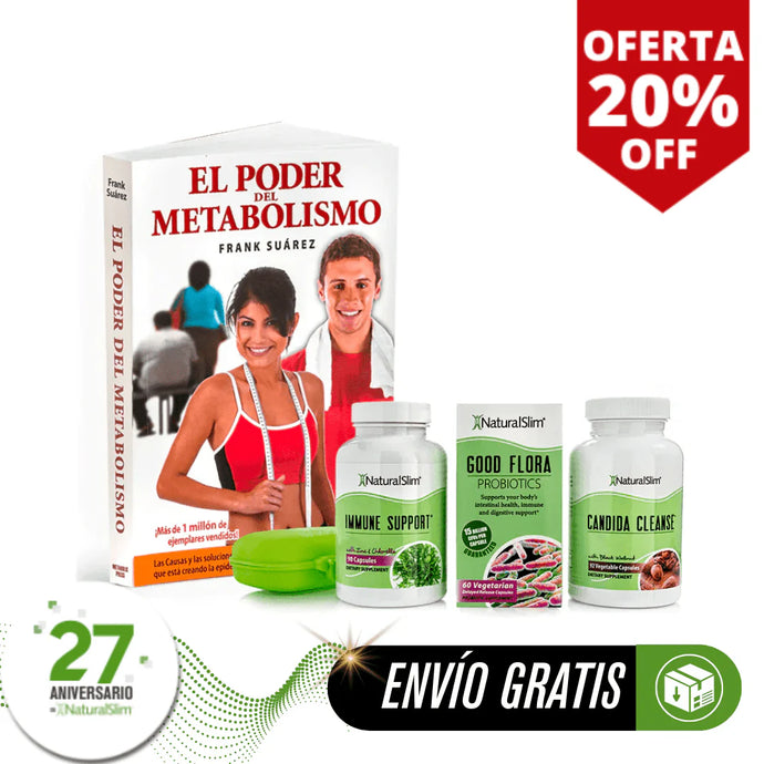 Candiseptic® Kit - Candida Albicans Yeast Cleanse and Frank Suárez's Book | FREE Shipping