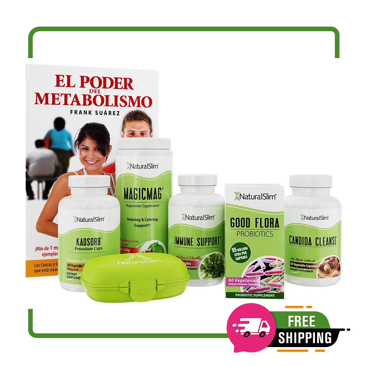 Candiseptic Kit, MagicMag and Kadsorb | Candida Albicans Fungus Cleansing & Dynamic Duo | FREE Shipping