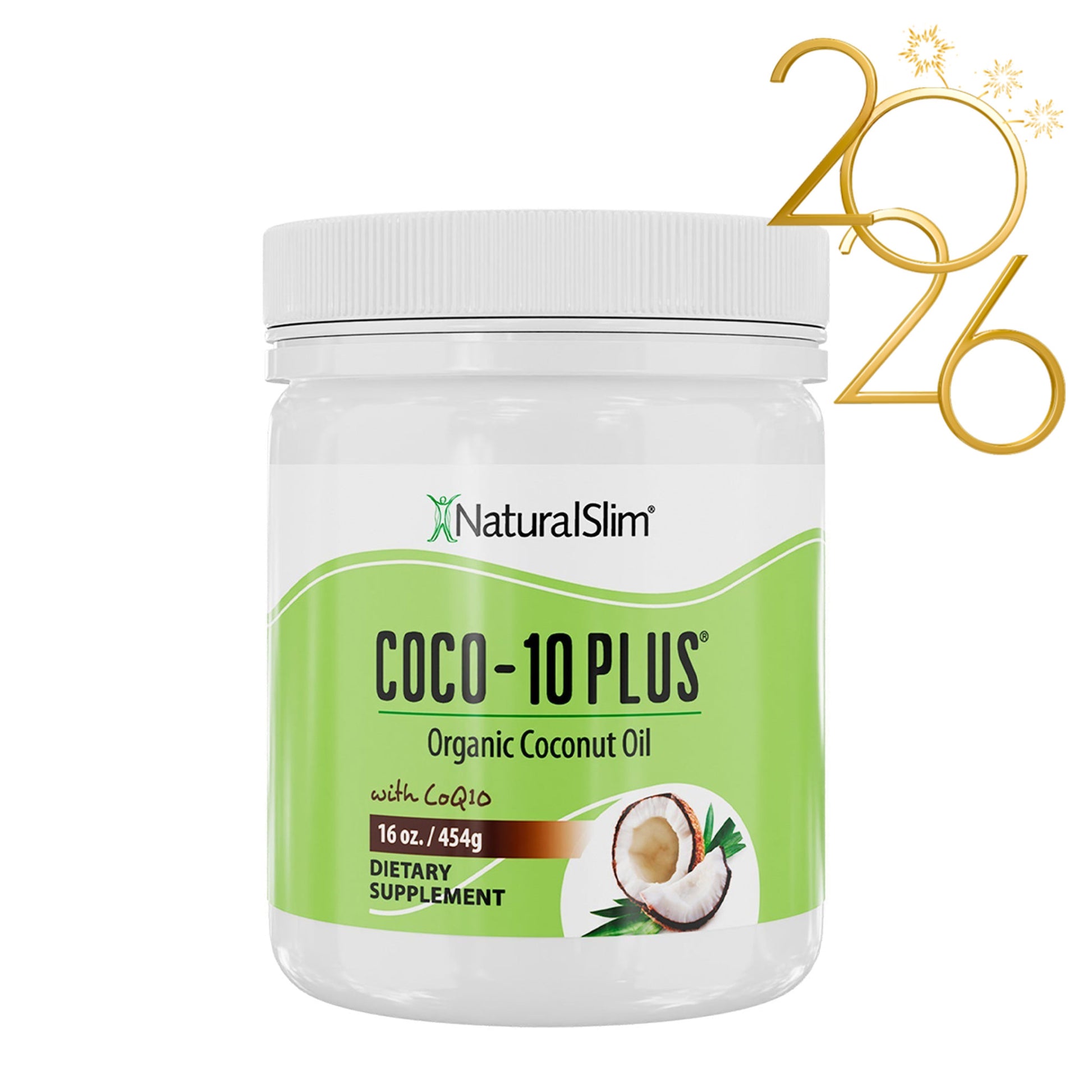 Coco - 10 Plus® | Aceite de Coco con CoQ10 - NaturalSlim USA