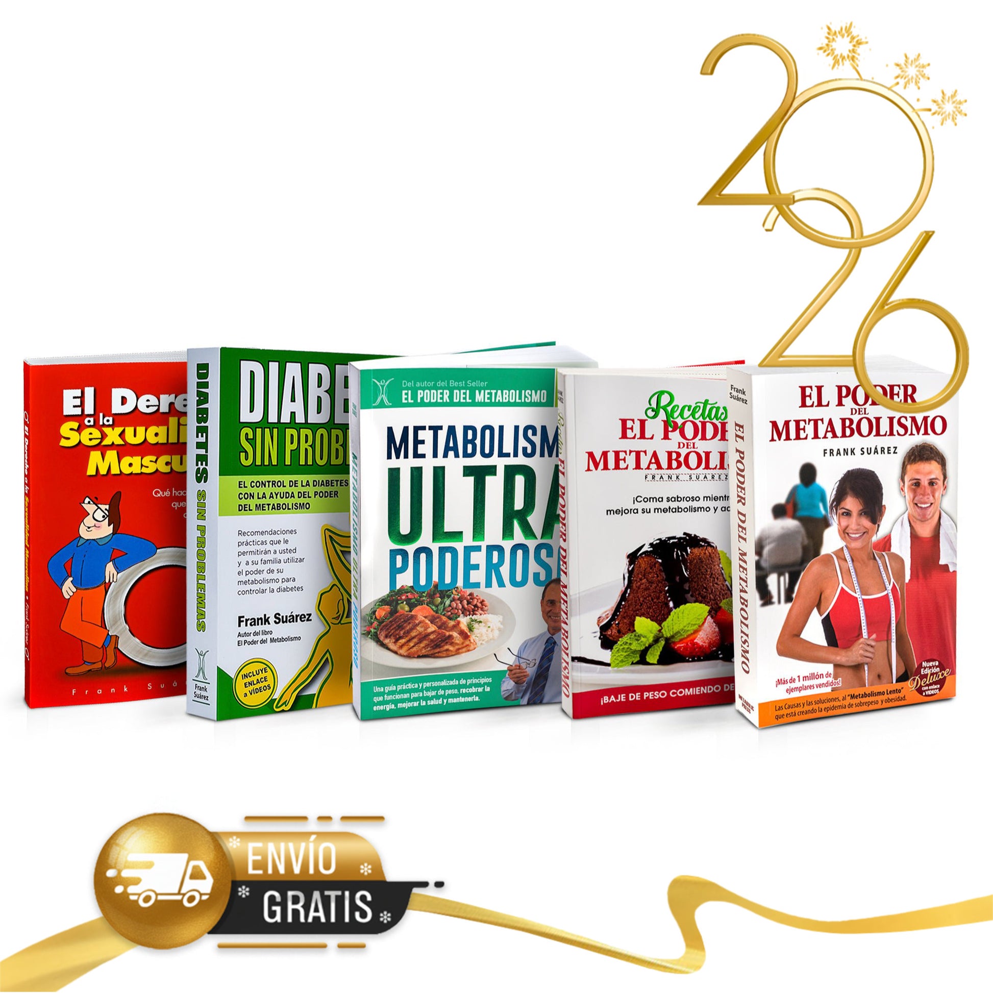 Colección de Libros de Frank Suárez | Envío Gratis - NaturalSlim USA