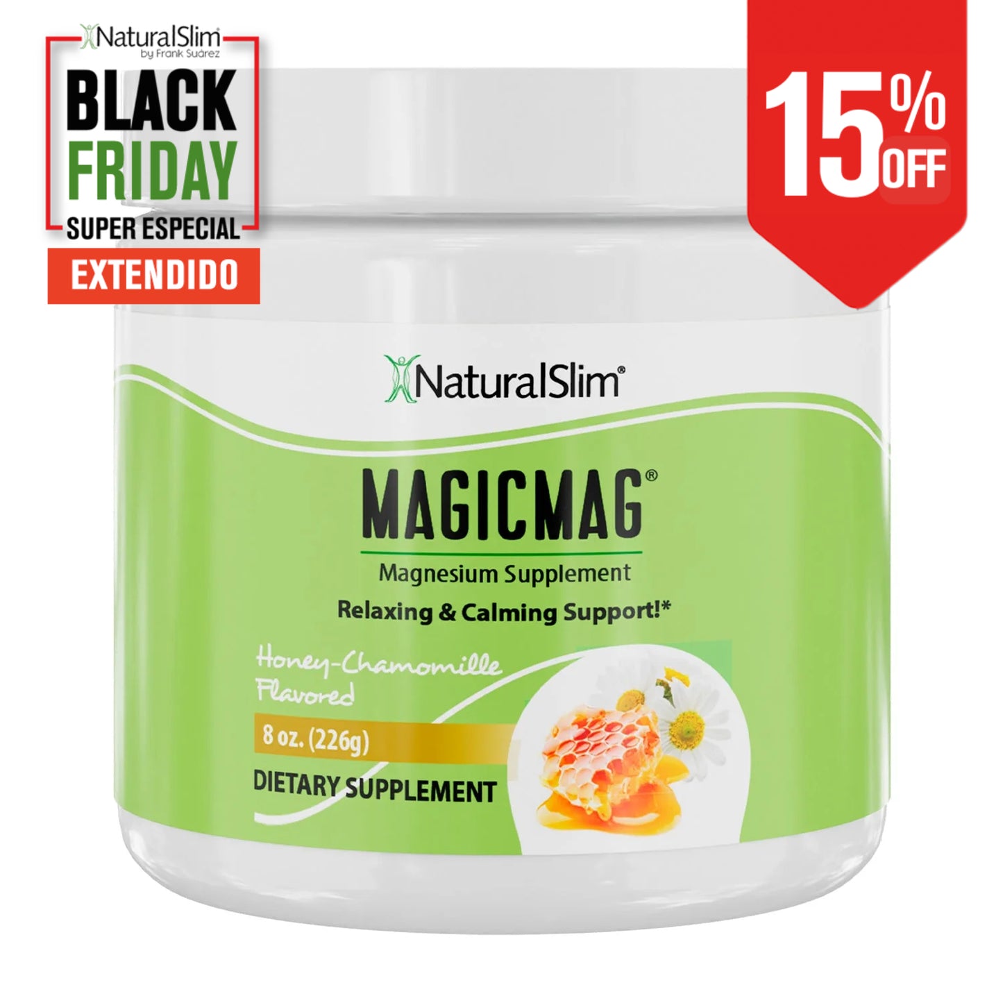 MagicMag® Chamomile-Honey | Magnesium Supplement | Relaxing and Soothing Support