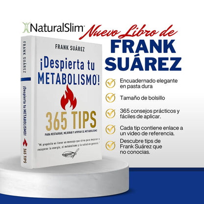 Pack Especial: 3 Libros de ¡Despierta tu Metabolismo! 365 Tips para Restaurar, Mejorar y Apoyar tu Metabolismo - El Regalo Perfecto para tu Bienestar - NaturalSlim USA
