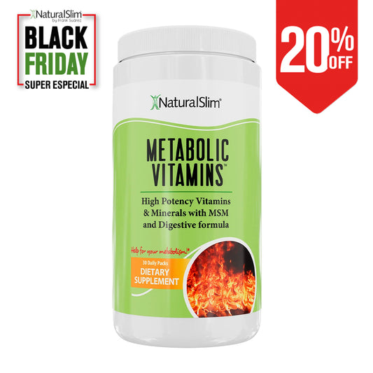 Metabolic Vitamins® | Vitaminas Potentes | Multivitaminas y Minerales, Complejo B con Niacina (B3)
