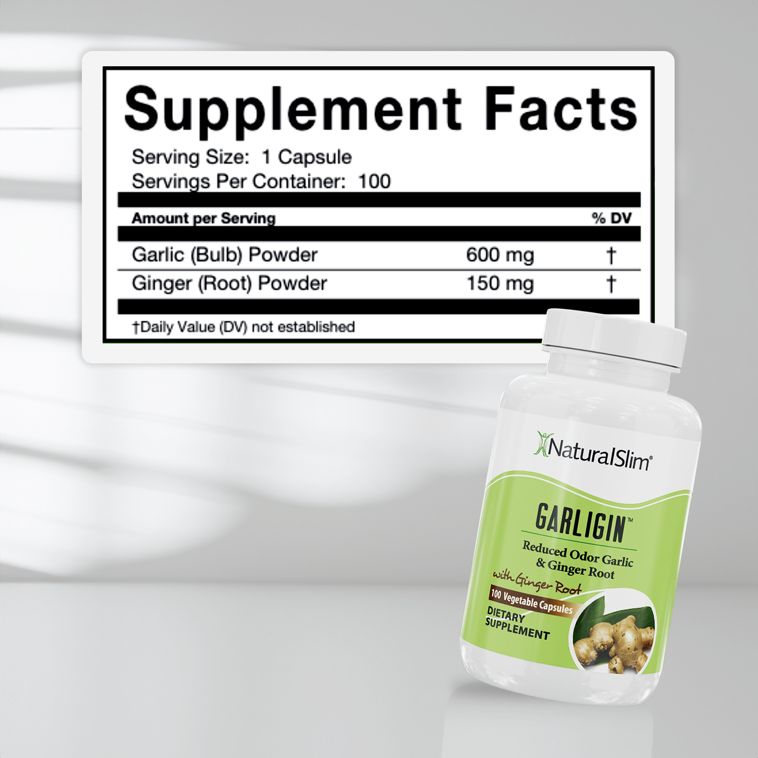 Garligin® | Mezcla de Ajo y Jengibre *Sistema Inmune - NaturalSlim USA