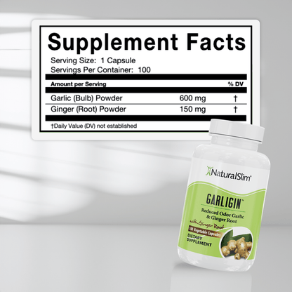 Garligin® | Mezcla de Ajo y Jengibre *Sistema Inmune - NaturalSlim USA