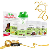 Kit Súper Batida Mañanera C Plus - 3 Frascos de Batida C Plus, Coco - 10 Plus®, FlaxOil, LeciClean®, Libro de Recetas + Shaker de Regalo | Envío GRATIS - NaturalSlim USA