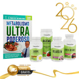 Kit Relax Antiestrés - NaturalSlim USA - kadsorb - magicmag - relaxslim - stress defender - libro metabolismo ultra poderoso