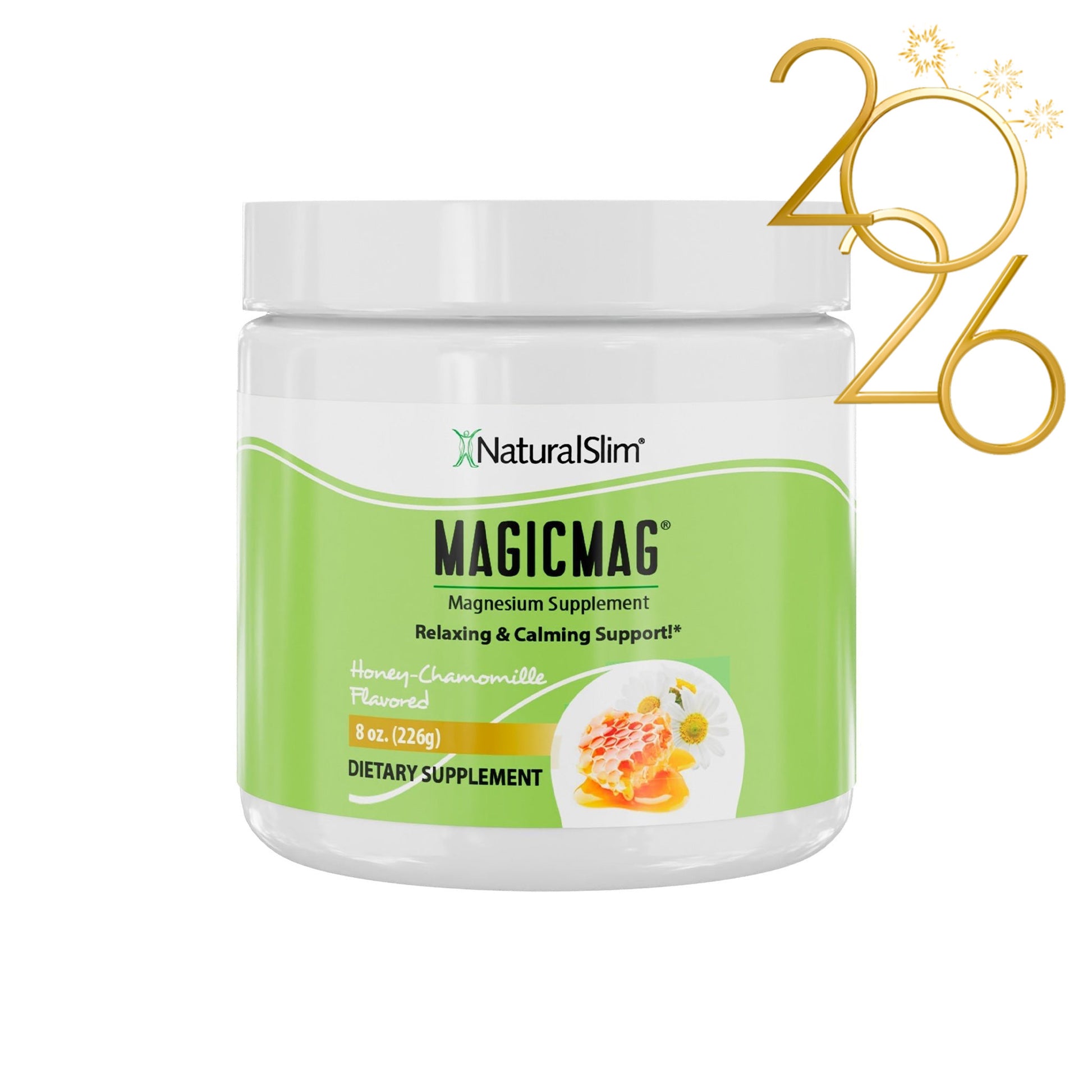 MagicMag® Manzanilla - Miel | Suplemento de Magnesio | Apoyo Relajante y Calmante - NaturalSlim USA