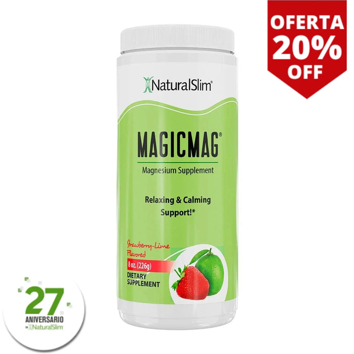MagicMag® Strawberry-Lime | Magnesium Supplement | Relaxing and Calming Support
