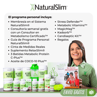Programa Personal de NaturalSlim® (ESPAÑOL) | El Programa Completo Para Perder Grasa y Mejorar tu Metabolismo de Forma Saludable