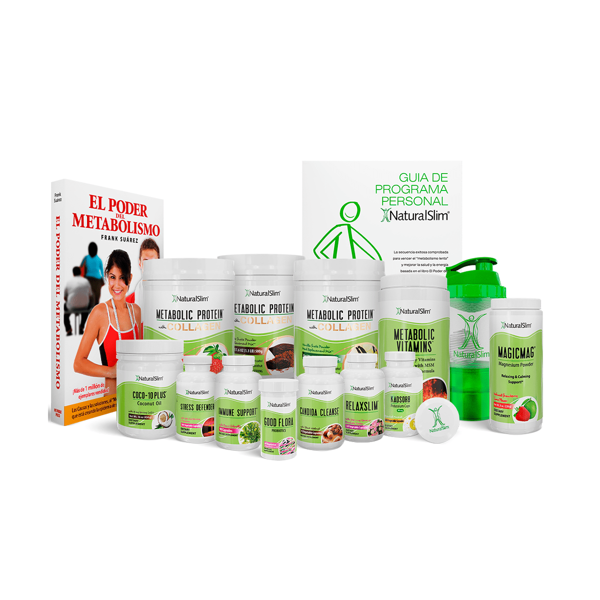 2 Programas Personales de NaturalSlim®: El Programa Completo Para Perder Grasa y Mejorar tu Metabolismo de Forma Saludable - NaturalSlim USA