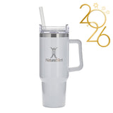 NaturalSlim®️ Tumbler (White) | Vaso térmico de acero inoxidable | 40 oz - NaturalSlim USA