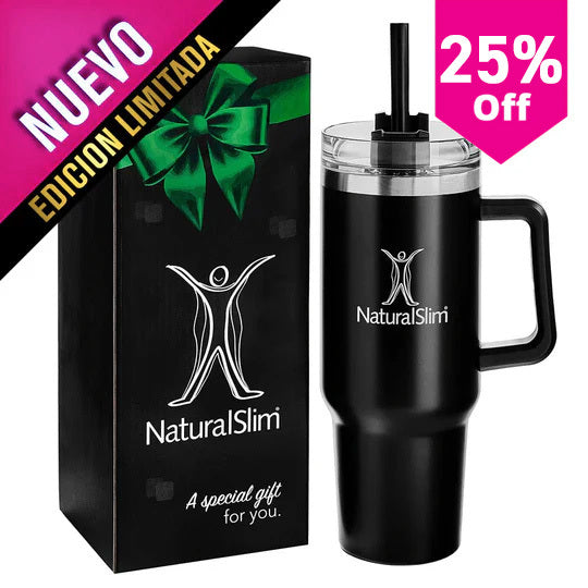 NaturalSlim®️ Tumbler (Limited Edition) | Vaso térmico de acero inoxidable | 40 oz