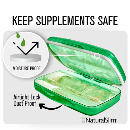 Organizador Grande Para Suplementos/Vitaminas - NaturalSlim USA