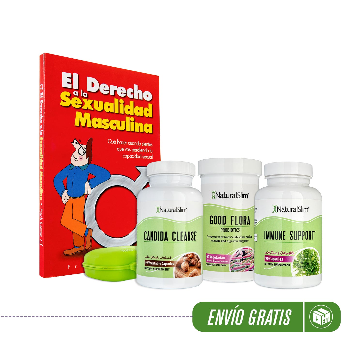 Candiseptic® Kit - Limpieza de Hongo Candida Albicans y libro de Frank Suárez | Envío GRATIS
